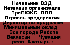 Начальник ВЭД › Название организации ­ ТриЛЮКС, ООО › Отрасль предприятия ­ Директор по продажам › Минимальный оклад ­ 1 - Все города Работа » Вакансии   . Чувашия респ.,Алатырь г.